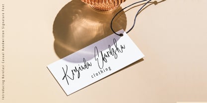Korelasi Signature Font Poster 2