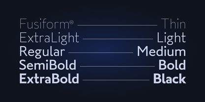 Fusiform Font Poster 4