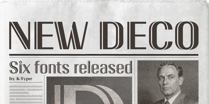 New Deco Font Poster 1