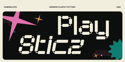 Play Sticz Font Poster 1