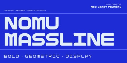 Nomu Massline Font Poster 1