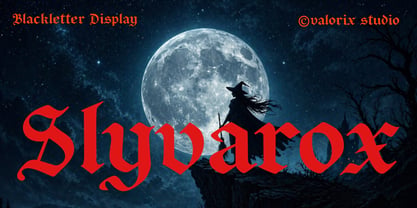 Slyvarox Font Poster 1