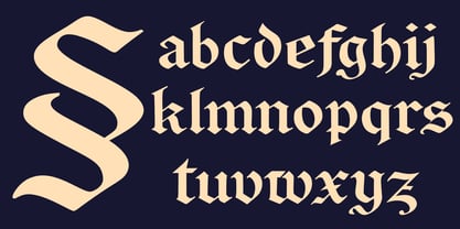 Slyvarox Font Poster 5