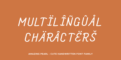 Amazing Pearl Font Poster 3
