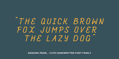 Amazing Pearl Font Poster 5