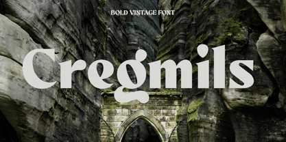 Cregmils Font Poster 1
