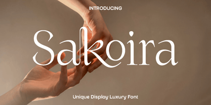Sakoira Font Poster 1