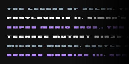 Squario Font Poster 4