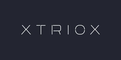 Xtriox Font Poster 1