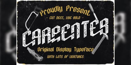 Carpenter Font Poster 1