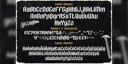 Carpenter Font Poster 3