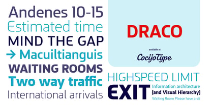 Draco Font Poster 5