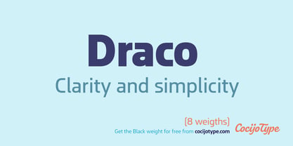 Draco Font Poster 1