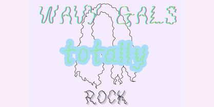 Ride The Wave Font Poster 4