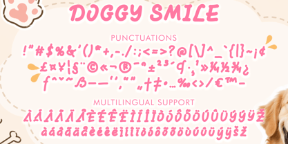 Doggy Smile Demo Font Poster 5