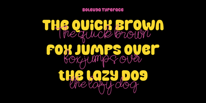 Boleuga Font Poster 6