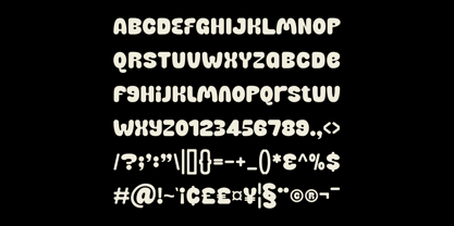 Boleuga Font Poster 8