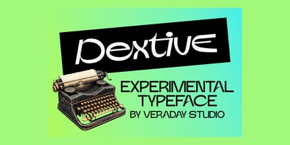 Dextive Display Font Poster 10