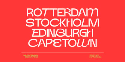 Dextive Display Font Poster 9