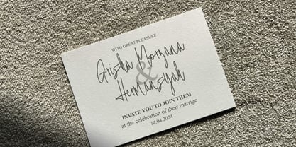 Almantra Signature Font Poster 2