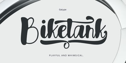 Biketank Font Poster 1