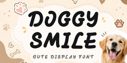 Doggy Smile Font Poster 1