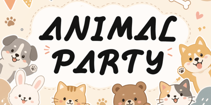 Doggy Smile Font Poster 2