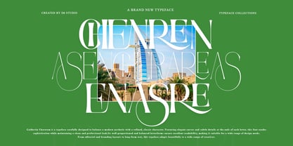 Galdertine Charetam Semi Serif Font Poster 3