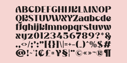 Rayed Font Poster 7