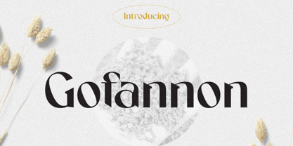 Gofannon Font Poster 1