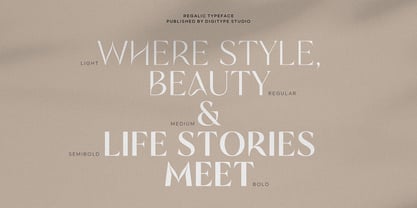 Regalic Font Poster 7