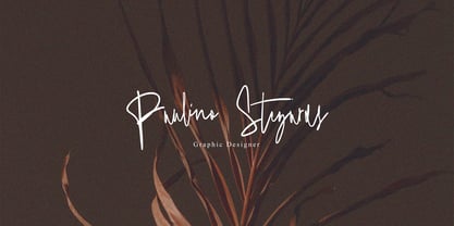 Farthing Signature Font Poster 3
