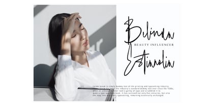 Farthing Signature Font Poster 4