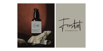 Farthing Signature Font Poster 8