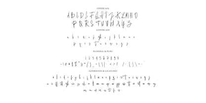 Farthing Signature Font Poster 2