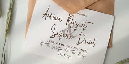 Farthing Signature Font Poster 6