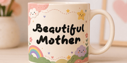 Mommy Emylina Font Poster 2