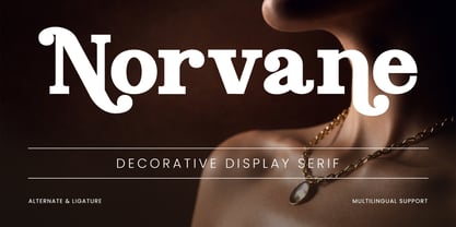 Norvane Font Poster 1