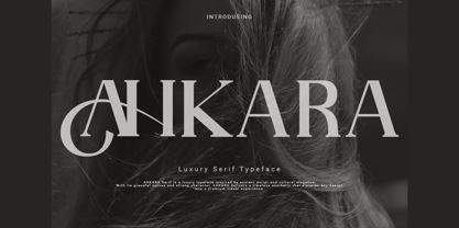 Ahkara Font Poster 1
