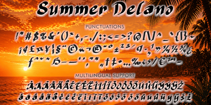 Summer Delano Font Poster 5
