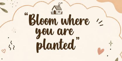 Sweet Daisy Font Poster 2