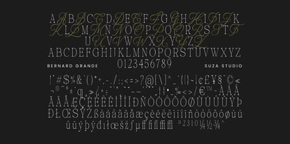 Brendast Grande Font Poster 13