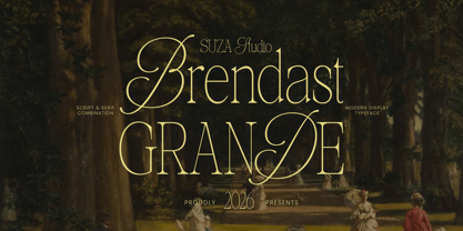 Brendast Grande Font Poster 1