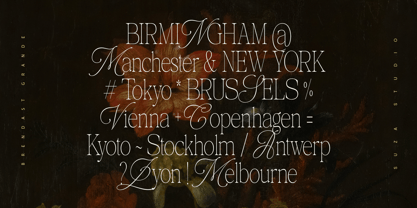 Brendast Grande Font Poster 7