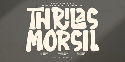 MC Thrilas Morsil Font Poster 1