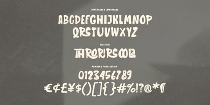 MC Thrilas Morsil Font Poster 6