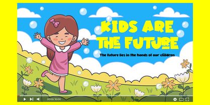 Chimo Kids Font Poster 6