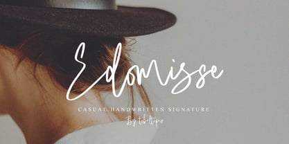 Edomisse Signature Font Poster 1