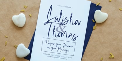 Edomisse Signature Font Poster 3