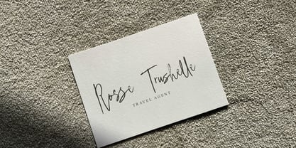 Gastovali Signature Brush Font Poster 9